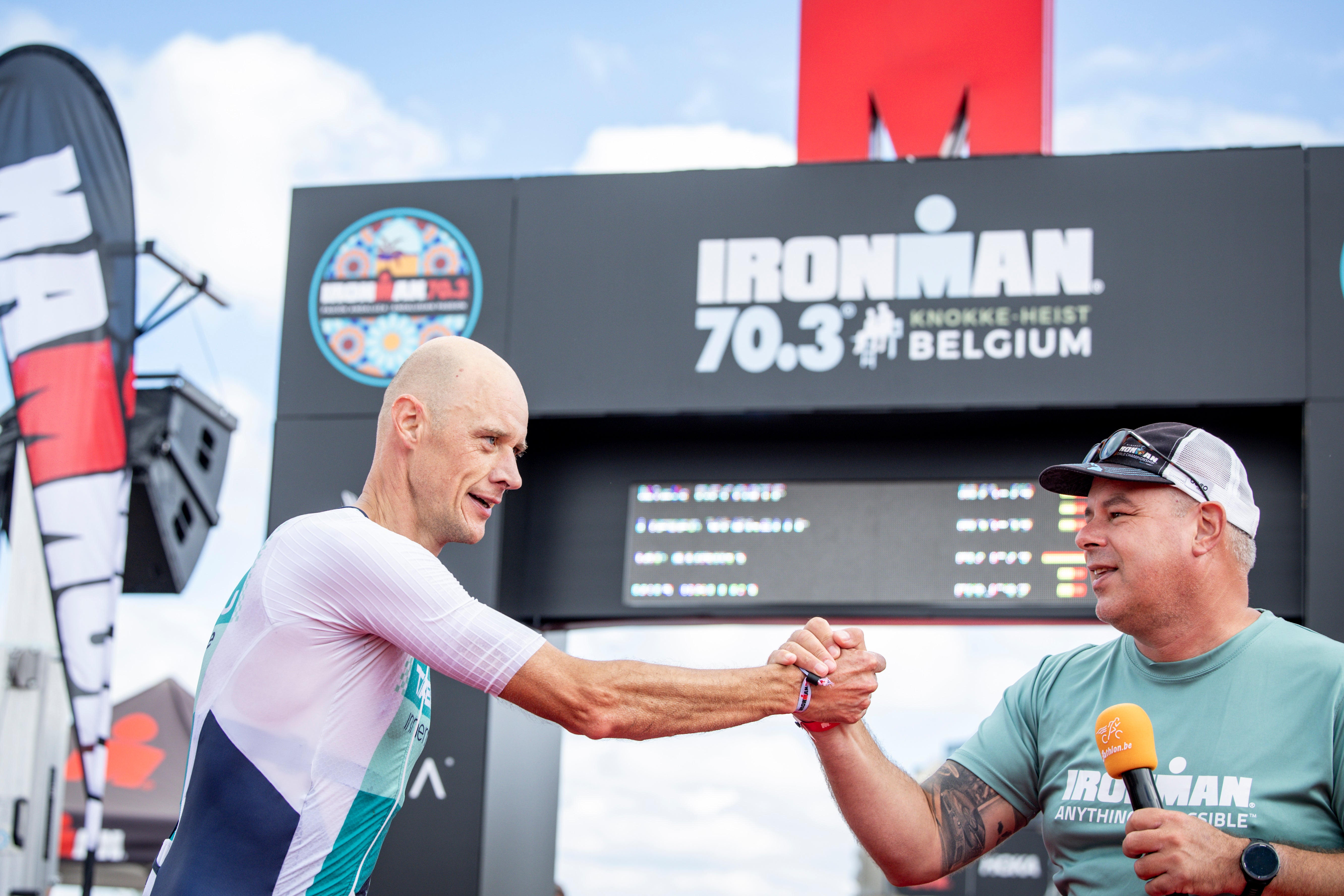 Dirk Baelus wint Iroman 70.3 Knokke 2024 in zijn age-groep!